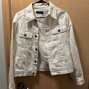 Able Women's Cream Jean Jacket